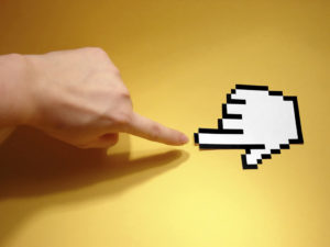 a human hand touching pointer fingers with a mouse icon